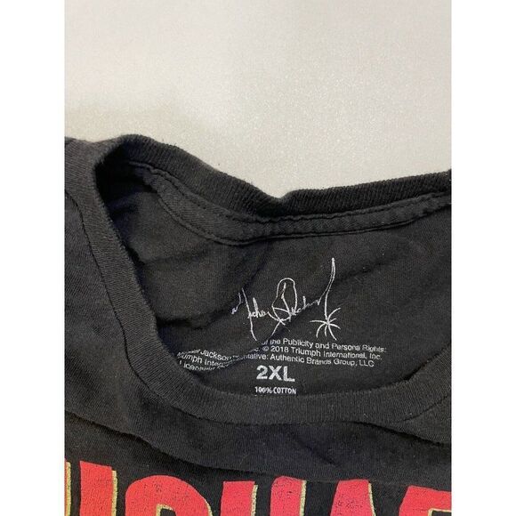 Michael Jackson Graphic T-shirt Men XXL Black Short Sleeve Music - Picture 4 of 5